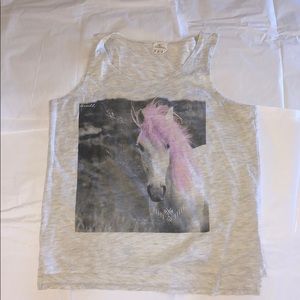Girls unicorn tank top